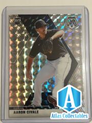 2020 Panini Chronicles Mosaic Aaron Civale #21 Rookie Silver PRIZM